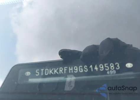 2016 Toyota Highlander Xle V6 z USA, uszkodzony, nr VIN 5TDKKRFH9GS149583